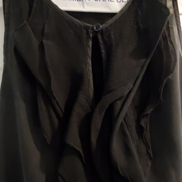 Black tank blouse - Picture 3 of 5